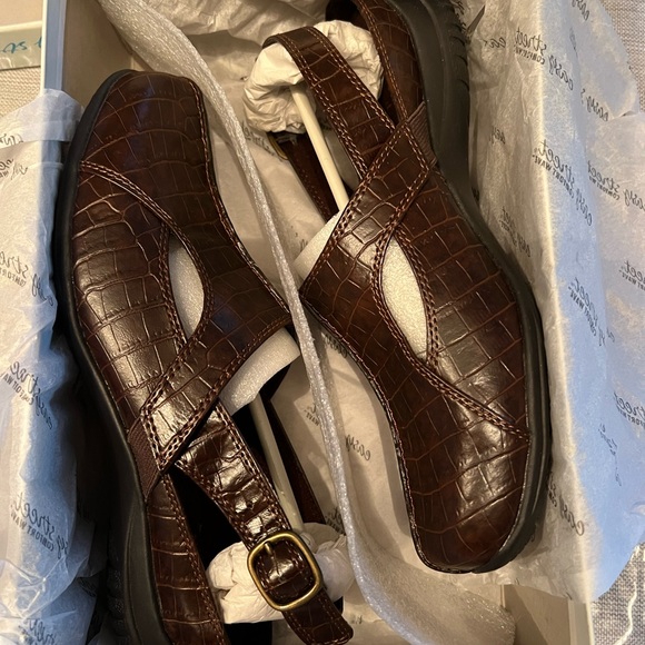 Easy Street comfort wave shoes - Sportster Brown Croc print 7.5 W (New i… - Picture 6 of 9